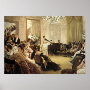 Hush, The Concert by James Tissot Poster