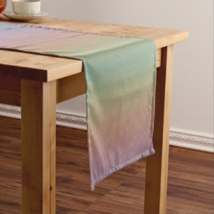Hushed Pastel Field Long Table Runner