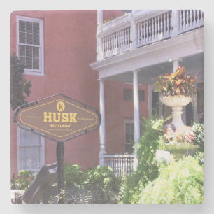Husk Restaurant Charleston, SC. Marble Coaster
