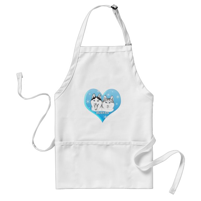 Huskies Blue Standard Apron (Front)