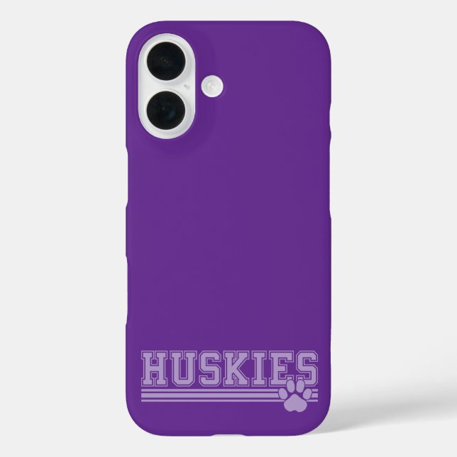 Huskies Case-Mate iPhone Case (Back)