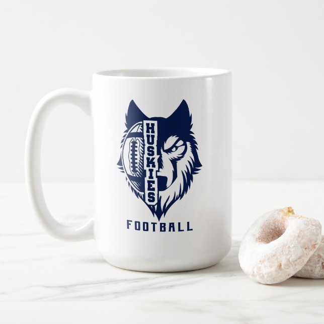 Huskies Coffee Mug (With Donut)