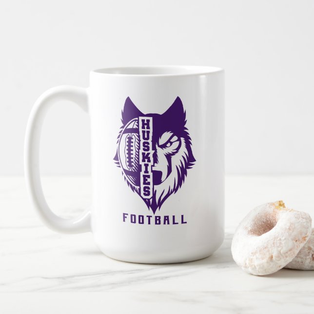 Huskies Coffee Mug (With Donut)