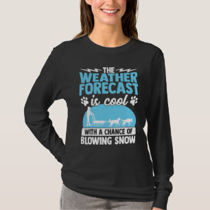 Huskies Dog Sled Rider Sledding Mushing 27 T-Shirt