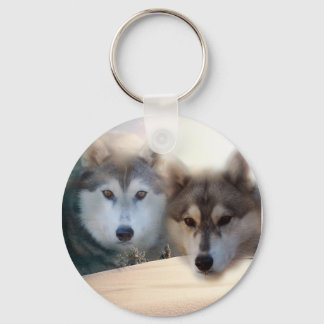 huskies keychain