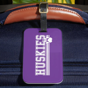 Huskies  luggage tag