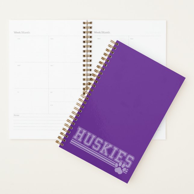 Huskies Planner Notebook (Display)