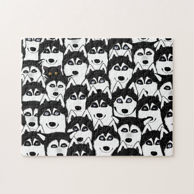 Huskies Puzzle (Horizontal)