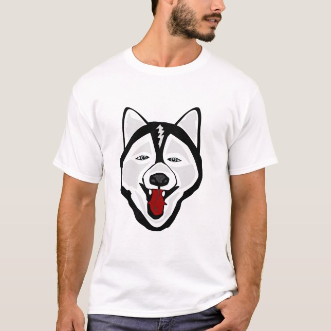 Husky Adult T-shirt (Front)