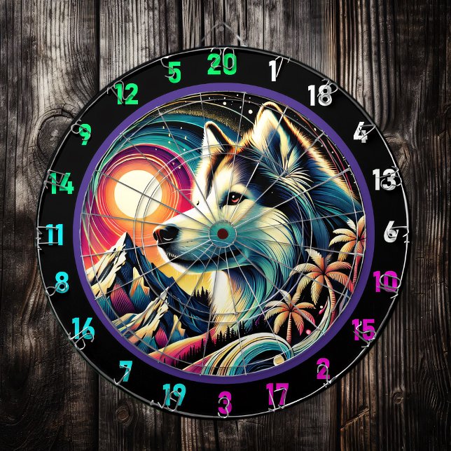 Husky Adventure Ridge Wall Display Dartboard (Creator Uploaded)