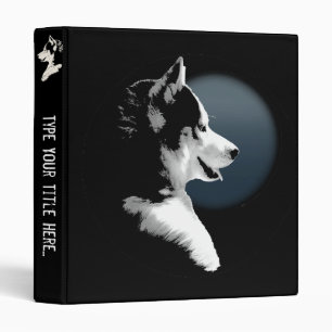 Husky Binder Custom Husky Pup Photo Album Binder