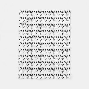 Husky Blanket Cool Siberian Husky Fleece Blanket
