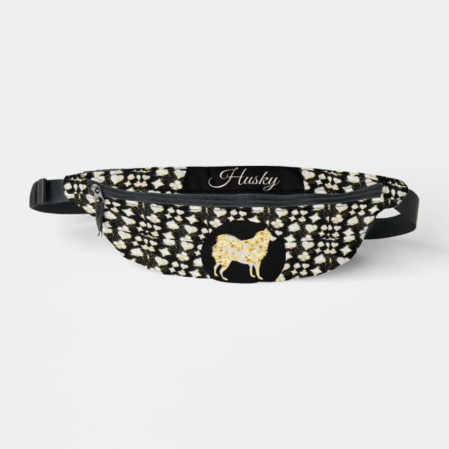 HUSKY BLING FANNY PACK (Front)
