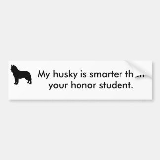 Husky bumper sticker