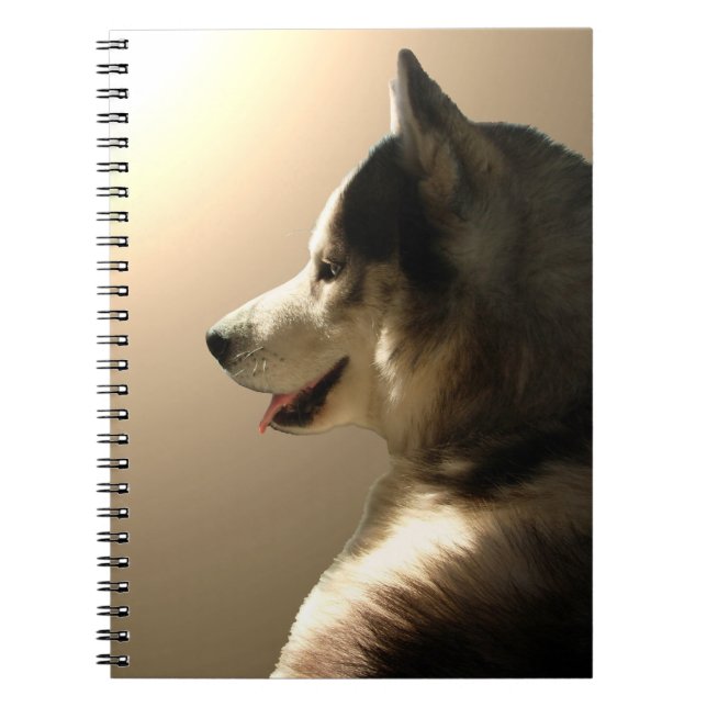Husky Carnet Sibérien Husky Pup Journal Livre (Devant)