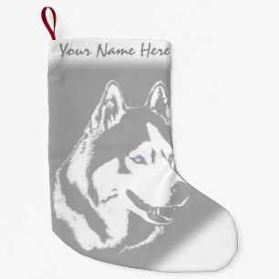 Husky Christmas Stocking Personalized Dog Stocking