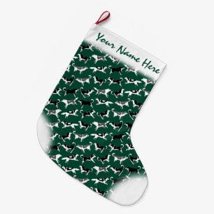 Husky Christmas Stocking Personalized Dog Stocking