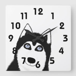 Husky Clock