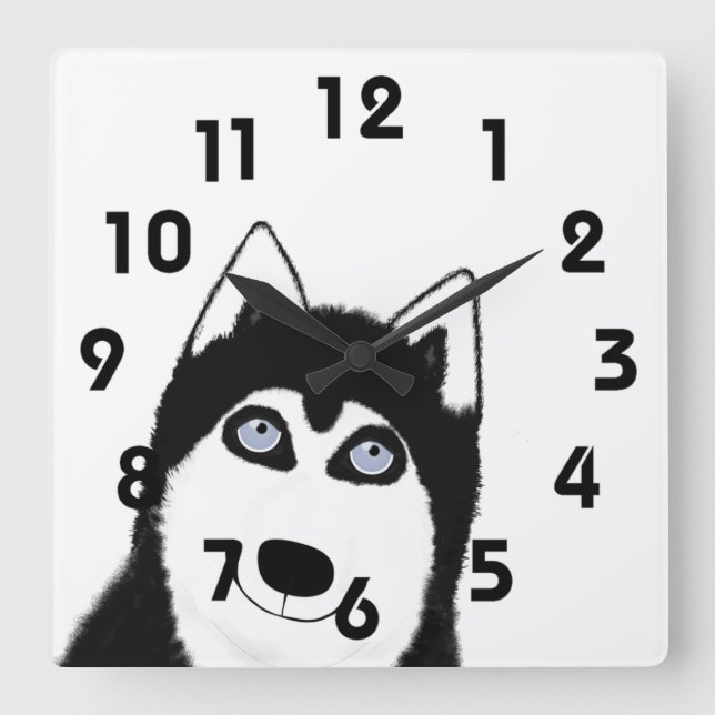 Husky Clock (Front)