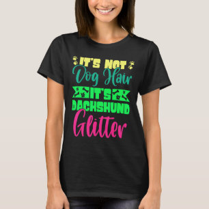 Husky Dachshund Glitter Breed Weiner Dog T-Shirt