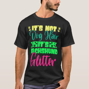 Husky Dachshund Glitter Breed Weiner Dog T-Shirt