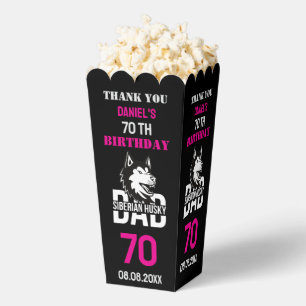 Husky Dad, Dog Dad Birthday     Favor Box