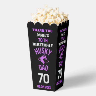 Husky Dad, Dog Dad Birthday     Favor Box