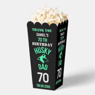 Husky Dad, Dog Dad Birthday     Favor Box