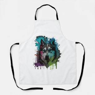 Husky Dog Apron