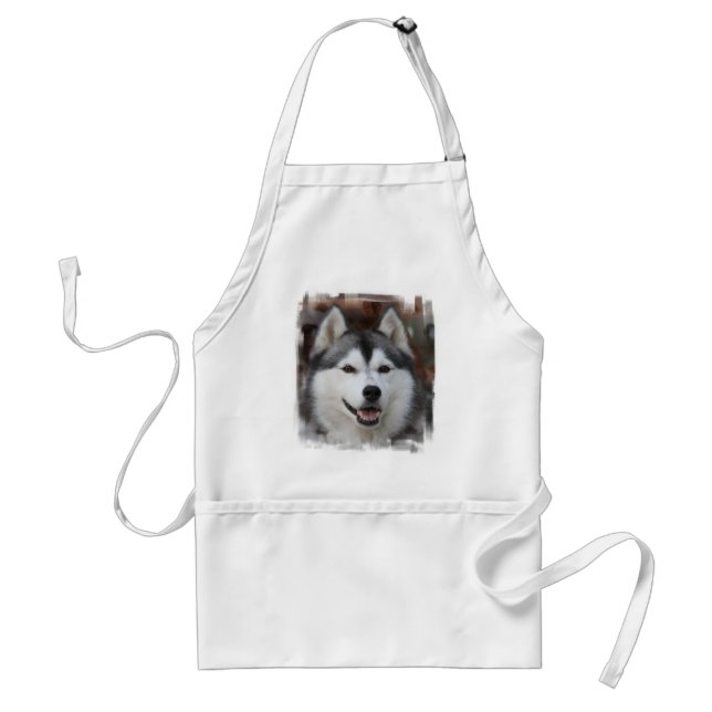 Husky Dog Apron (Front)