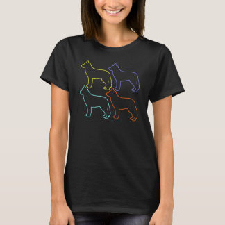 Husky Dog  Dog T-Shirt