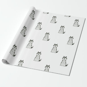 Husky Dog Gift Wrapping Paper