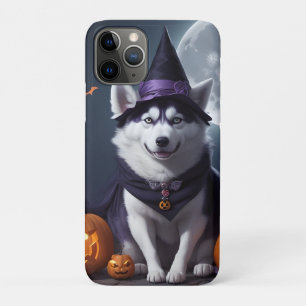 Husky Dog Halloween Adventure Moonlit Magic Spooky iPhone 11 Pro Case