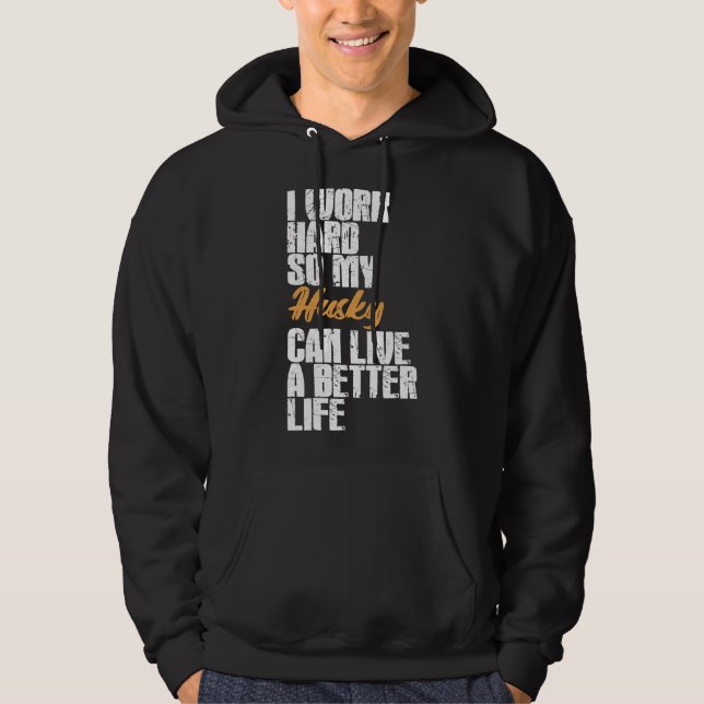 Husky Dog Lover Hoodie (Front)