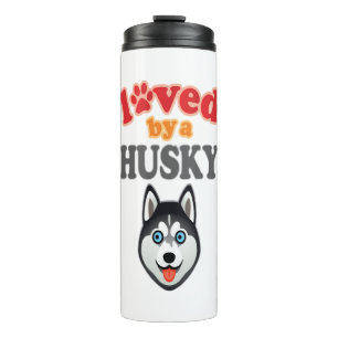 Husky Dog Lover Thermal Tumbler