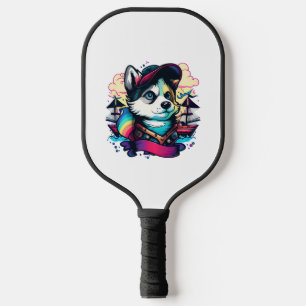 Husky Dog Pirate Pickleball Paddle
