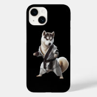 Husky Dog Play Karate, Karate Champion Husky Dog