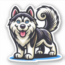 Husky Dog Sticker