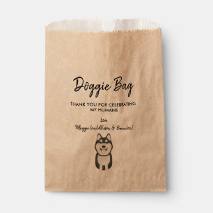 Husky Doggie Bag for Wedding, Favour Bags