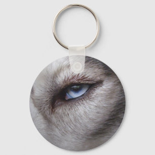 Husky Eye Keychain Siberian Husky Malamute Gifts