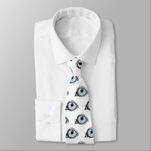 Husky Eye pattern Tie