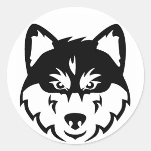 Husky Face Stickers