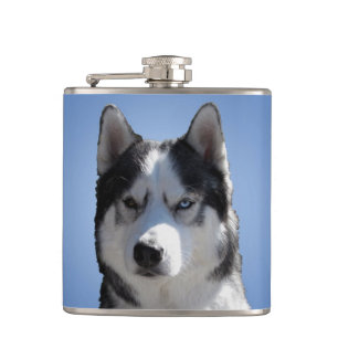 Husky Flask Custom Siberian Husky Drink Flask