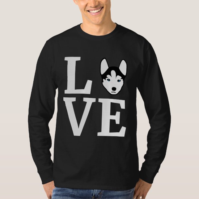 Husky For Dog T-Shirt (Front)