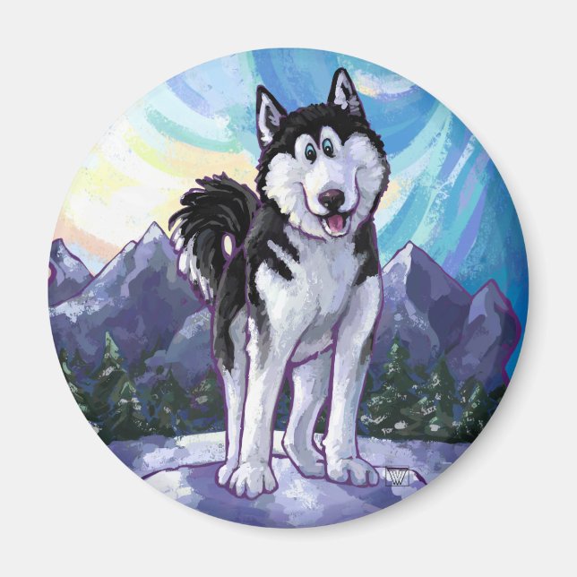 Husky Gifts & Accessories Magnet (Front)