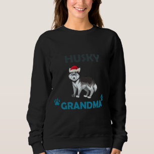 Husky Grandma Dog Mom Sweatshirt