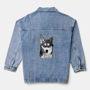 Husky Happy Face denim Jacket