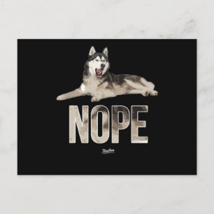 Husky Hope Siberian Husky Owner Husky Dog Funny Holiday Postcard