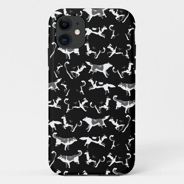 Husky iPhone Siberian Husky Malamute Coque (Dos)