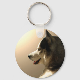Husky Keychain Siberian Husky / Malamute Gifts